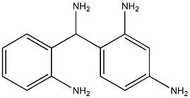 (2-Aminophenyl)(2,4-diaminophenyl)methanamine Structure