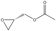 (2S)-Oxirane-2-methanol acetate 구조식 이미지