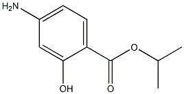 4-Aminosalicylic acid isopropyl ester Structure