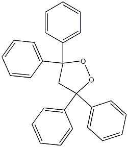 3,3,5,5-Tetraphenyl-1,2-dioxolane Structure