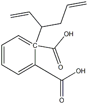 (+)-Phthalic acid hydrogen 1-[(S)-1,5-hexadiene-3-yl] ester Structure