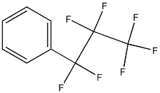 (Heptafluoropropyl)benzene 구조식 이미지