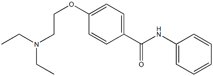 4-[2-(Diethylamino)ethoxy]benzanilide Structure