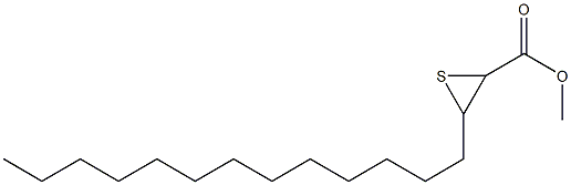 2,3-Epithiopalmitic acid methyl ester 구조식 이미지