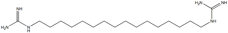 N,N'''-(1,16-Hexadecanediyl)bis(guanidine) Structure