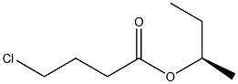 (-)-4-Chlorobutyric acid (R)-sec-butyl ester Structure