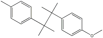 2,3-Dimethyl-2-(4-methylphenyl)-3-(4-methoxyphenyl)butane 구조식 이미지