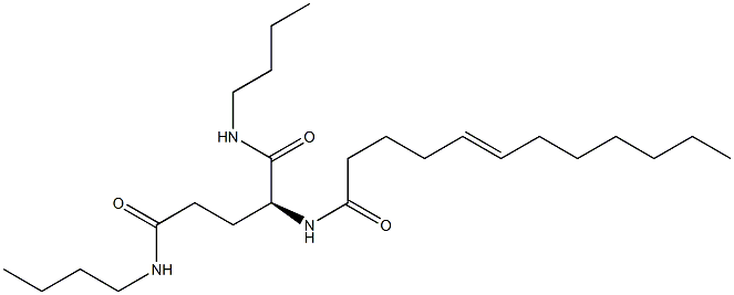 N2-(5-Dodecenoyl)-N1,N5-dibutylglutaminamide 구조식 이미지