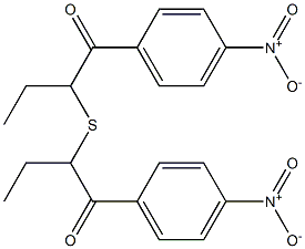 Ethyl[2-(4-nitrophenyl)-2-oxoethyl] sulfide 구조식 이미지