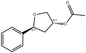 (3S,5R)-5-PHENYLTETRAHYDROFURAN-3-YL ACETATE 구조식 이미지