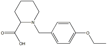 1-[(4-ETHOXYPHENYL)METHYL]-2-PIPERIDINECARBOXYLIC ACID Structure