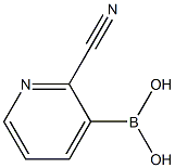 2-Cyano-3-pyridineboronic acid Structure