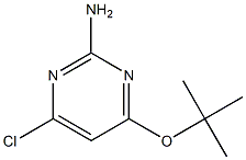 4-tert-Butoxy-6-chloropyrimidin-2-amine 구조식 이미지
