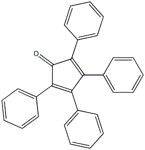 2,3,4,5-tetraphenylcyclopenta -2,4-dienone Structure