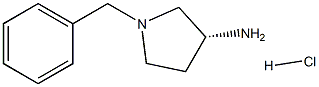 (R)-(-)-1-Benzyl-3-aminopyrrolidine HCl 구조식 이미지