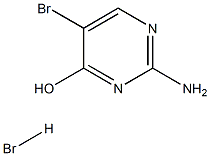 2-Amino-5-bromo-4-hydroxypyrimidine hydrobromide 구조식 이미지