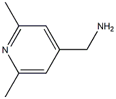 4-Aminomethyl-2,6-dimethylpyridine 구조식 이미지