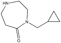 4-(Cyclopropylmethyl)-1,4-diazepan-5-one Structure