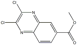 Methyl 2,3-dichloro-6-quinoxalinecarboxylate 구조식 이미지