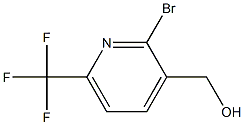 [2-Bromo-6-(trifluoromethyl)-3-pyridinyl]methanol 구조식 이미지