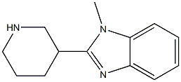 1-Methyl-2-piperidin-3-yl-1H-benzoimidazole 구조식 이미지