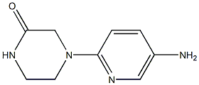 4-(5-Amino-2-pyridinyl)-2-piperazinone Structure