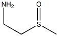 2-(methylsulfinyl)ethanamine 구조식 이미지