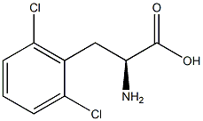 D-2,6-Dichlorophenylalanine Structure