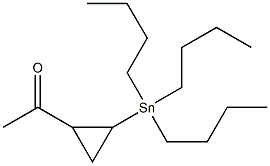 1-(2-(Tributylstannyl)cyclopropyl)ethanone Structure