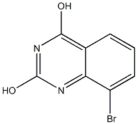 8-Bromoquinazoline-2,4-diol 구조식 이미지