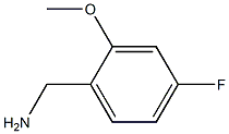 2-Methoxy-4-fluorobenzylamine 구조식 이미지
