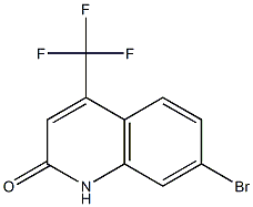 7-Bromo-4-(trifluoromethyl)quinolin-2(1H)-one 구조식 이미지