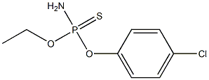 O-4-chlorophenyl O-ethyl phosphoramidothioate Structure