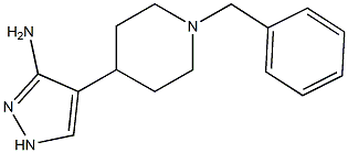 4-(1-Benzylpiperidin-4-yl)-1H-pyrazol-3-amine Structure