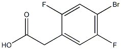 2-(4-bromo-2,5-difluorophenyl)acetic acid 구조식 이미지