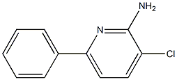 2-Amino-3-chloro-6-phenylpyridine 구조식 이미지