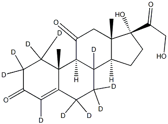 Cortisone-d10 Structure