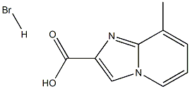 8-Methyl-imidazo[1,2-a]pyridine-2-carboxylic acidhydrobromide 구조식 이미지