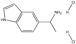 1-(1H-indol-5-yl)ethanamine dihydrochloride 구조식 이미지