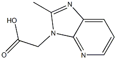 (2-Methyl-imidazo[4,5-b]pyridin-3-yl)-acetic acid 구조식 이미지