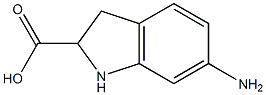 6-aminoindoline-2-carboxylic acid 구조식 이미지