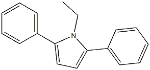 1-ethyl-2,5-diphenyl-1H-pyrrole 구조식 이미지