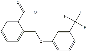 2-((3-(trifluoromethyl)phenoxy)methyl)benzoic acid Structure