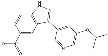 3-(5-isopropoxypyridin-3-yl)-5-nitro-1H-indazole Structure