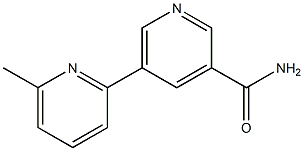 5-(6-methylpyridin-2-yl)pyridine-3-carboxamide 구조식 이미지