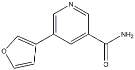 5-(furan-3-yl)pyridine-3-carboxamide 구조식 이미지