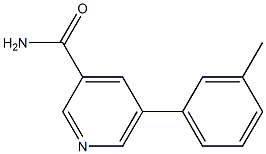 5-m-tolylpyridine-3-carboxamide Structure