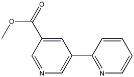 methyl 5-(pyridin-2-yl)pyridine-3-carboxylate 구조식 이미지