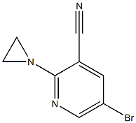 2-(aziridin-1-yl)-5-bromopyridine-3-carbonitrile Structure