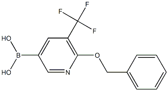 6-(benzyloxy)-5-(trifluoroMethyl)pyridin-3-ylboronic acid Structure